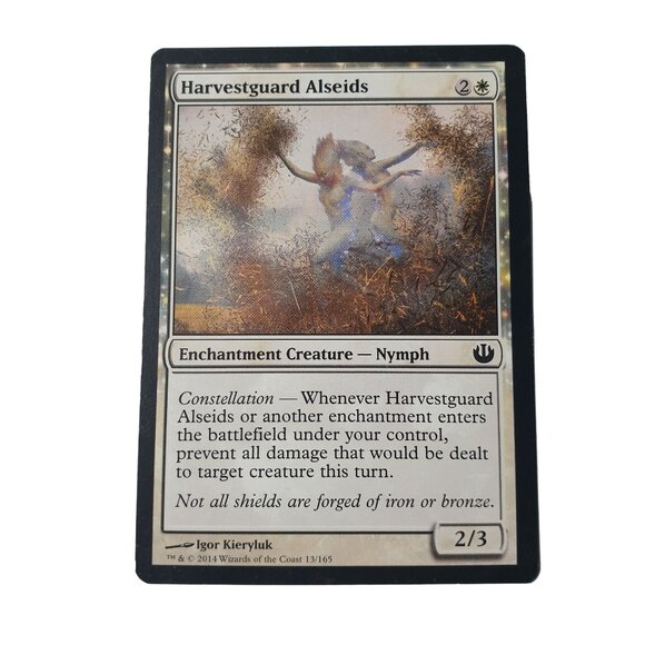 Magic The Gathering Harvestguard Alseids Enchantment Creature Nymph Card 4X 2/3 - Picture 2 of 3